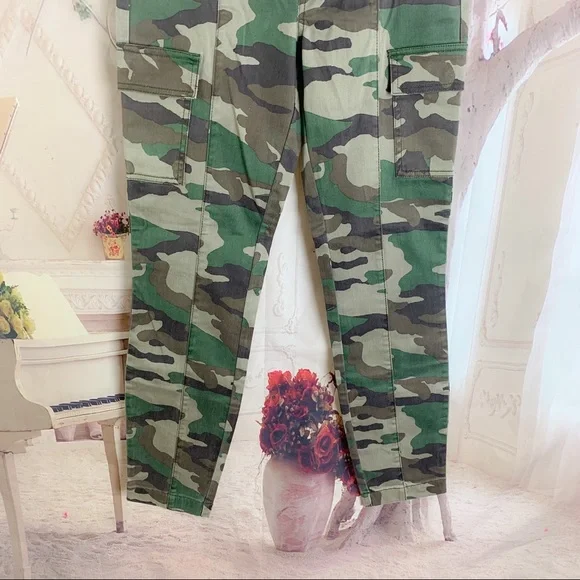 NEW J Crew Skinny Camo Army Fatigue Cargo Pants - Picture 4 of 9